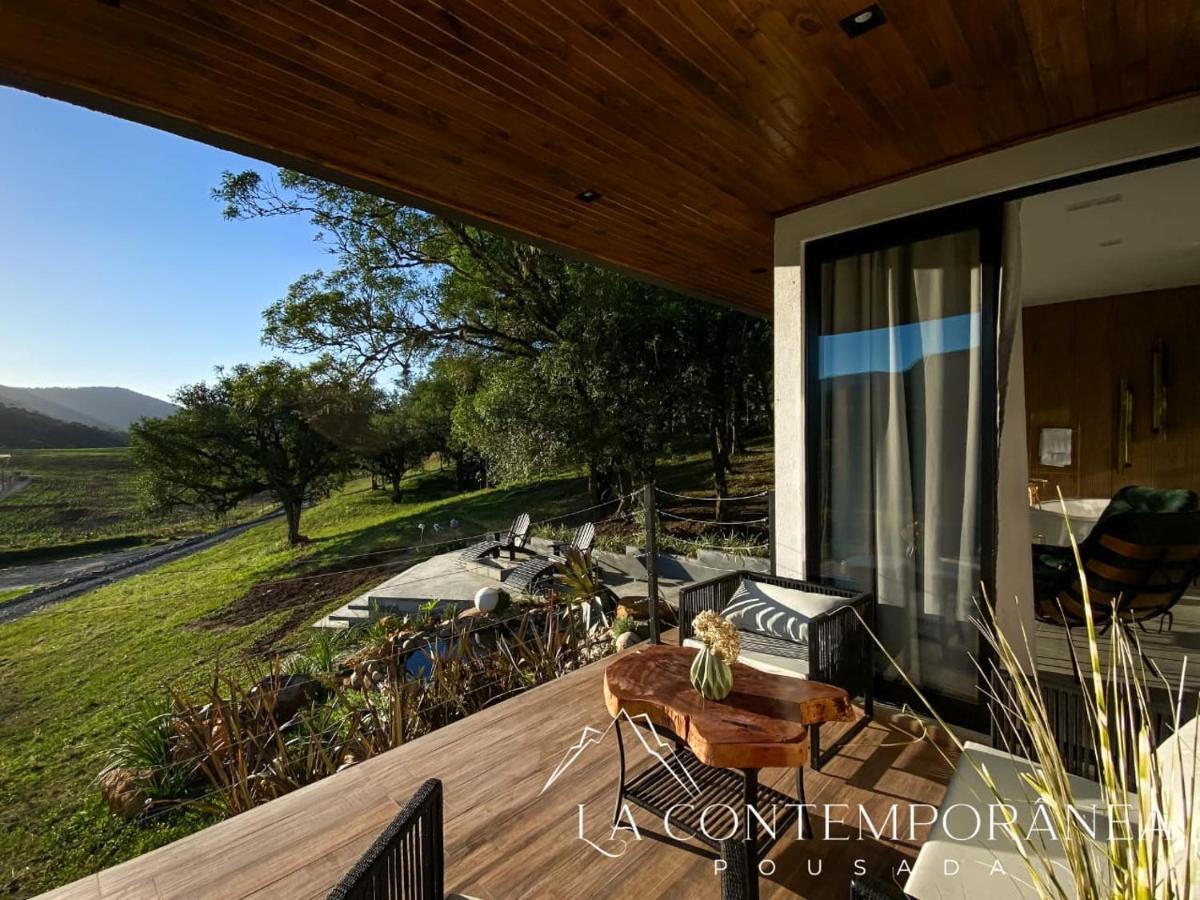 La Contemporanea Cabanas Prox A Cidade Vista Para Ponto Turistico Urubici Exteriér fotografie
